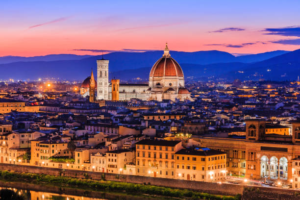 Florence city skyline with Duomo and Ponte Vecchio – best things to do in Florence in one day”