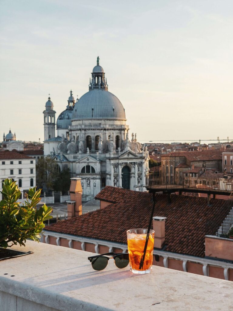 Rooftop bar in Florence Italy with view of Duomo – best nightlife and evening activity