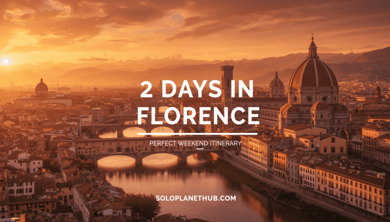 2 days in Florence itinerary Duomo, Ponte Vecchio and Piazzale Michelangelo sunset