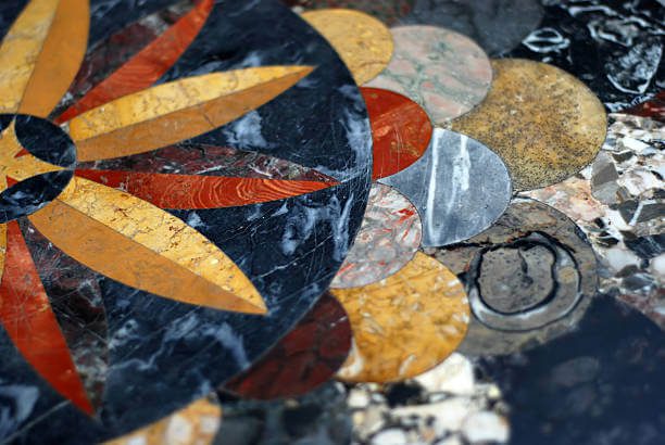 Pietre dure mosaic artwork in Florence museum