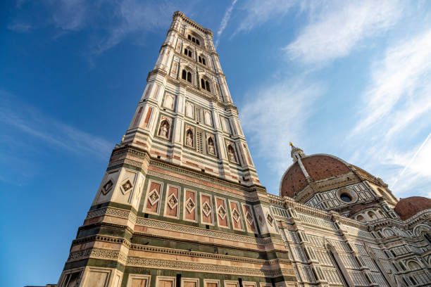 Giotto’s Campanile bell tower beside Florence Cathedral