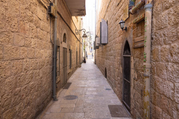 Street scene in the Jewish Quarter of Rome