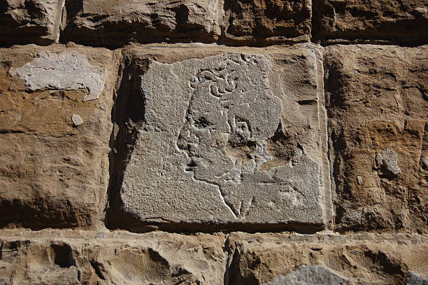 Michelangelo graffiti etching on Palazzo Vecchio – unusual things to see in Florence Italy
