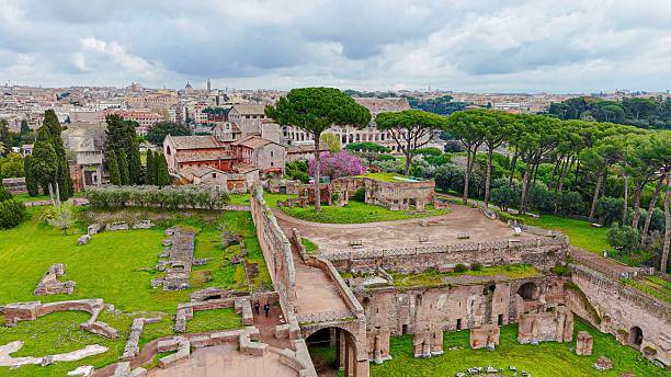 Panoramic view of Rome from Palatine Hill – hidden gems in Rome for 1 day itinerary