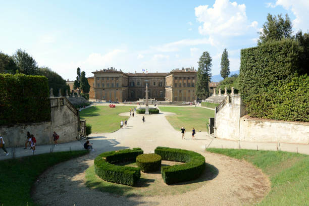 Pitti Palace and Boboli Gardens in Florence Italy – Renaissance art and landscape landmark.