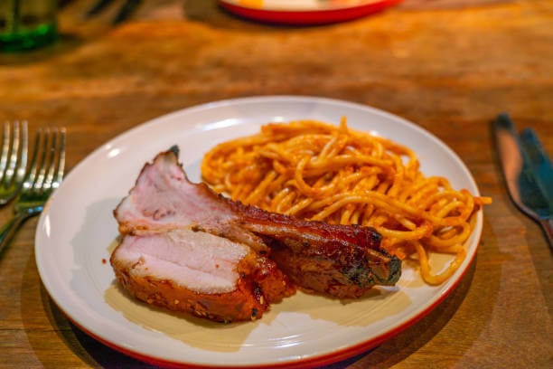 Porchetta and pasta with ‘nduja at Trattoria Pigneto – must eat in Rome Italy