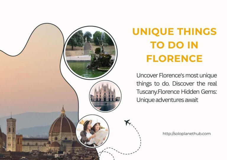 Unique things to do in Florence – fun, unusual and interesting places to visit including famous sights, hidden gems, and must-do activities in Florence Italy