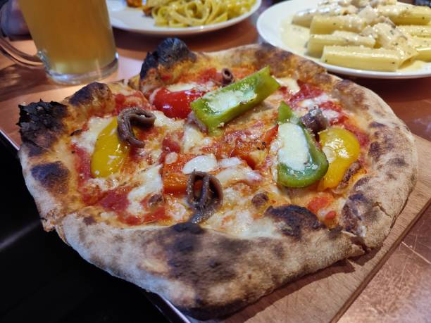 Wood-fired pizza and Roman dishes at La Tavernaccia da Bruno in Trastevere Rome Italy