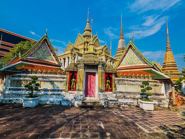 Wat Pho temple in Bangkok’s Old City district