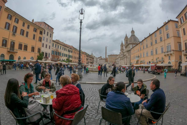 Traditional Roman pasta lunch at a trattoria near Piazza Navona – perfect midday stop in a Rome in 3 Days itinerary.