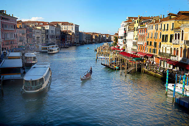One day in Venice Italy itinerary covering Grand Canal and historic buildings