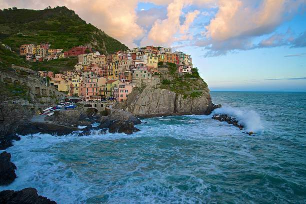 Cinque Terre Italy coastal village sunset