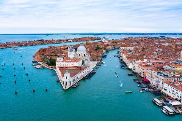 Where to Stay in Venice Grand Canal Venice Italy aerial view