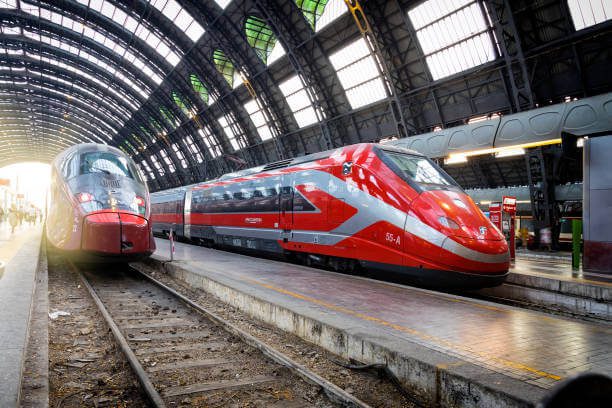 Italy October transportation tip high-speed Frecciarossa train