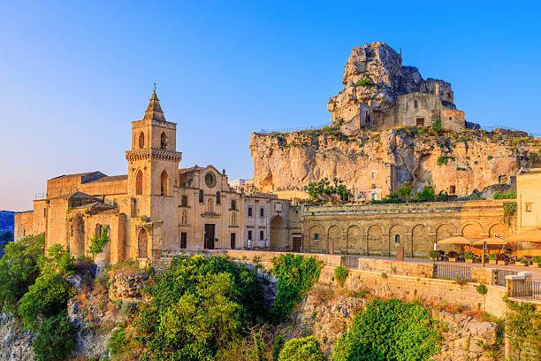 Matera in October the ancient Sassi cave dwellings