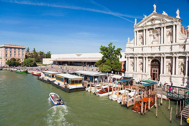 Venice Grand Canal view from Santa Lucia station