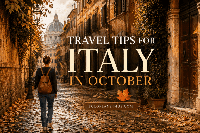 travel tips for italy in october